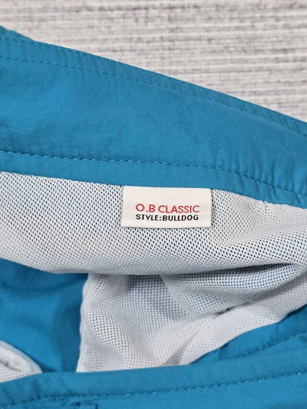 Orlebar Brown OB Classic Bulldog Swim Trunks Shorts Mens 31 Blue Lined Vacation